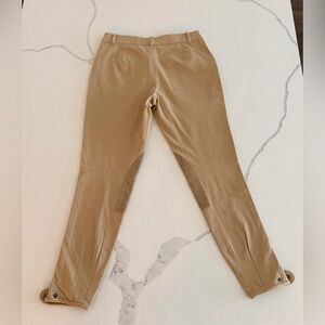 Ralph Lauren Women’s Tan Leather Riding Pants